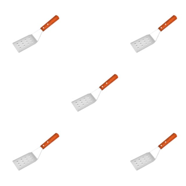 Redempat Spatule en Acier Inoxydable Premium Clé pour une Cuisson Sans Effort Acier Inoxydable Argenté A 5Set