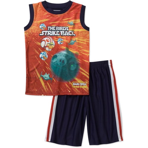 Angry Birds Star Wars Boys 2pc Shorts 