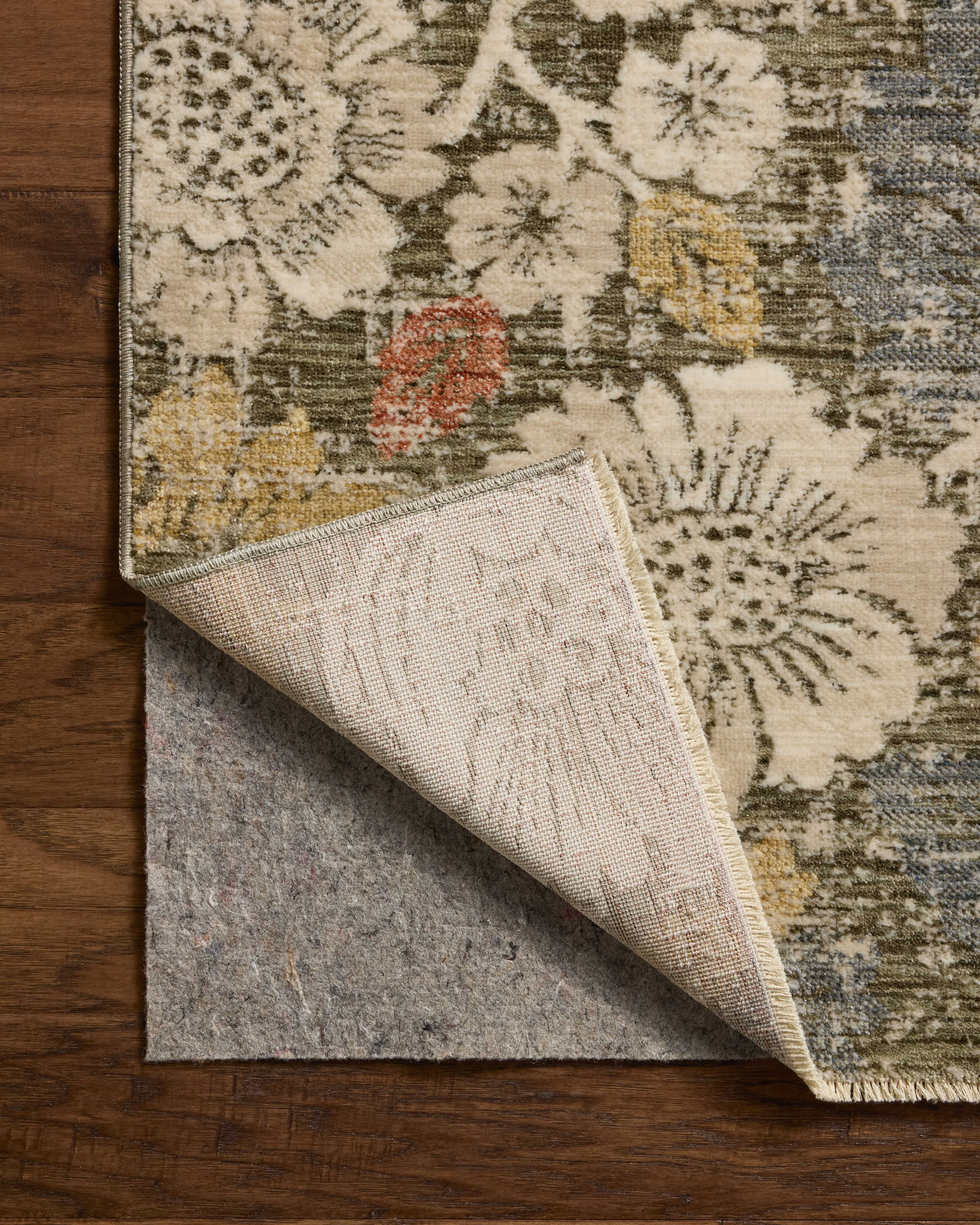 Loloi Eileen Olive / Multi 3'-0" x 3'-0" Round Accent Rug