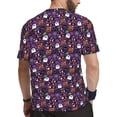 thumbnail image 2 of Wukai Halloween Sweet Candy Print Men's Short-Sleeved Mesh T-Shirt,Quick-Dry Short Sleeve Workout T-Shirt-6X-Large, 2 of 8