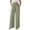 Green #815, variant on Bovemsi Women's Casual Pants Linen Summer Wide Leg Work Dress Slacks Business Pant Cotton Trouser With Pockets for Travel