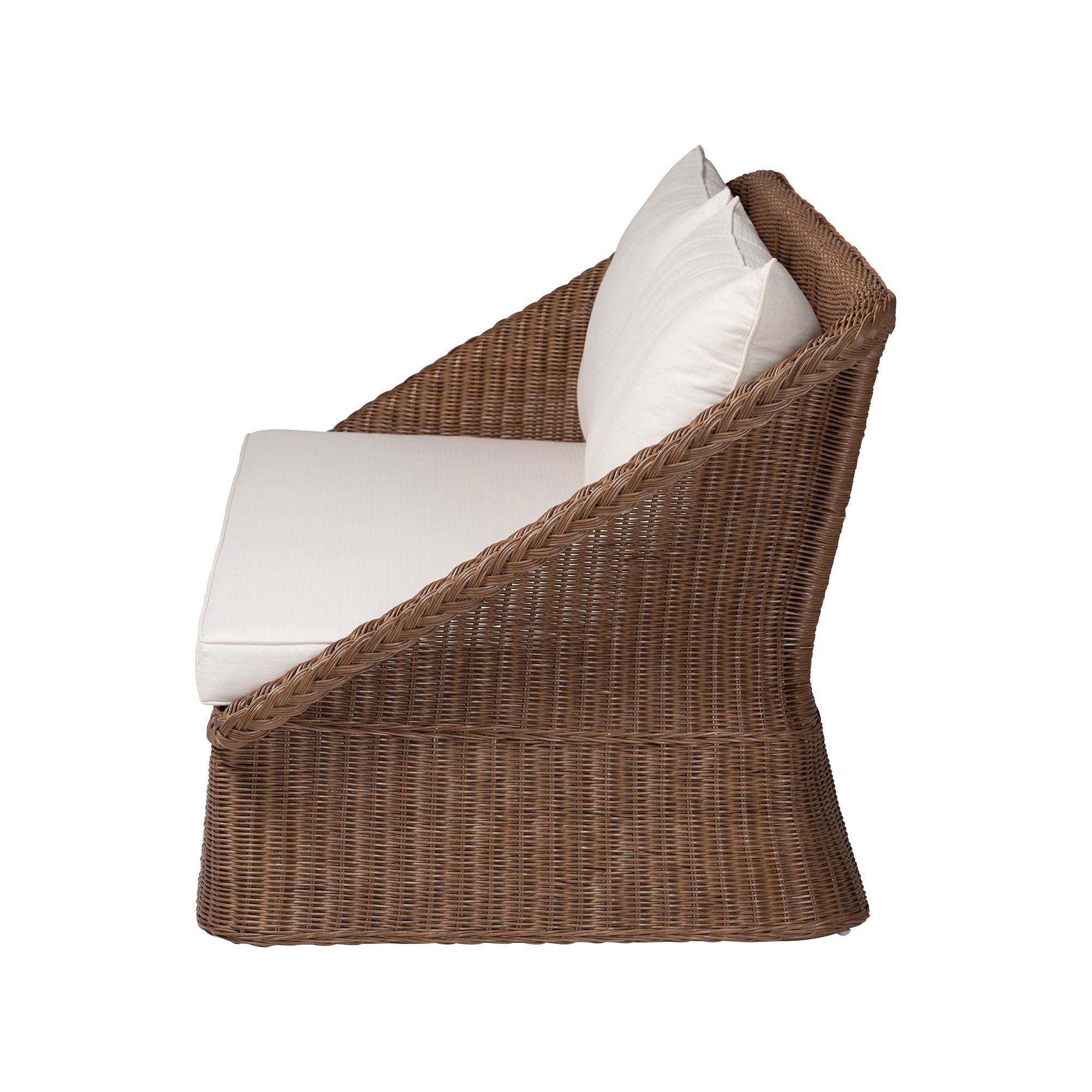 bali & pari Derris Boho Sofa, Peanut Brown