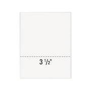 PrintWorks Professional Pre-Perforated Paper for Invoices, Statements, Gift Certificates & More Letter - 8 1/2" x 11" - 20 lb Basis Weight - 500 / Ream - White