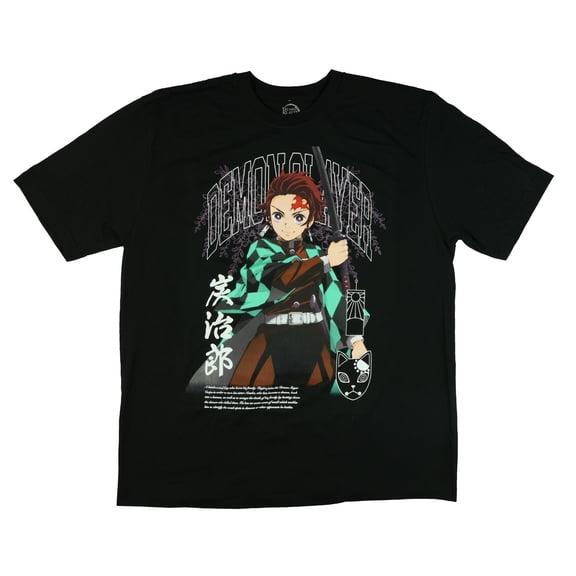 Demon Slayer T-Shirt Men's Tanjiro Kamado Short Sleeve Graphic Top