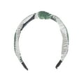 thumbnail image 4 of Unique Bargains 1 Pc Grace Star Pattern Wide Cross Knot Headbands for Women Green Gray, 4 of 6