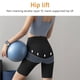 thumbnail image 4 of Yuarrent Pantalones cortos deportivos para mujer, pantalón de entrenamiento Universal para gimnasio en casa, Yoga, ciclismo, cintura alta, Ciclismo Negro/S, 4 of 6