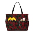 thumbnail image 1 of Disketp Rose Bolsa de Playa de Gran Capacidad, Bolso Impermeable y a Prueba de Arena para Mujer, Ideal para Playa, Piscina y Natación, 1 of 7
