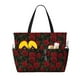 thumbnail image 1 of Fotbe Rose Bolsa de Viaje para Playa - Resistente al Agua, Bolsa Tote de Gran Capacidad y Ligera con 7 Bolsillos para Mujeres y Hombres, 1 of 7