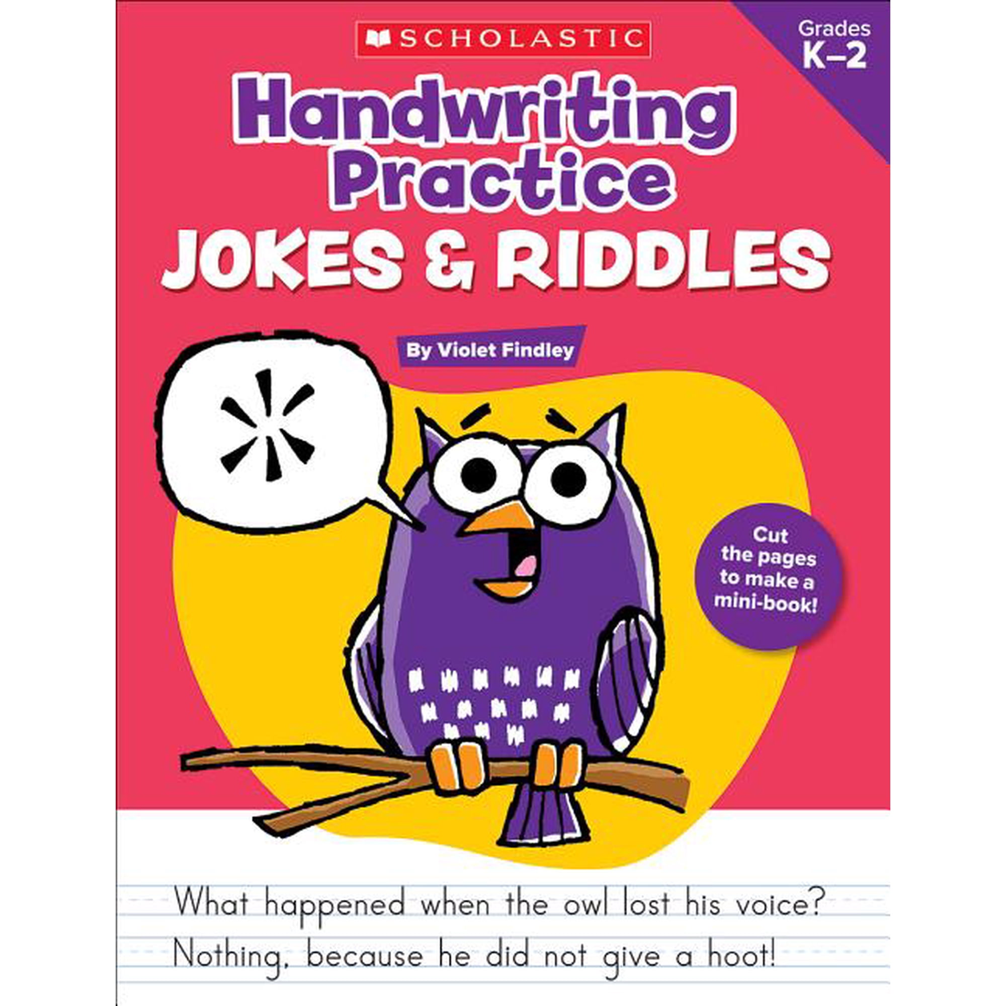 Handwriting Practice: Jokes & Riddles, (Paperback)