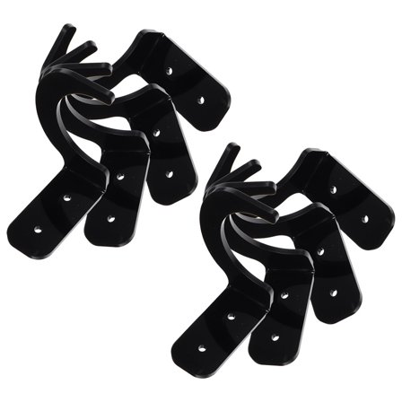 FENGGUIQU Baseball Bats Storage Organizer Holder Black 4 Pairs