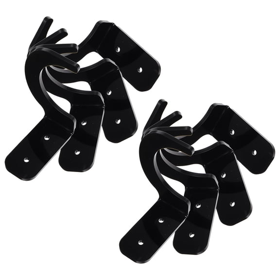 FENGGUIQU Baseball Bats Storage Organizer Holder Black 4 Pairs