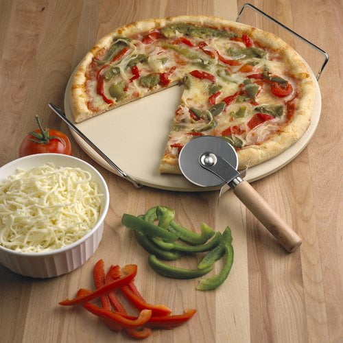 Fox Run Craftsmen 3-Piece Round Pizza Stone Set by Fox Run Brands