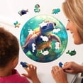 thumbnail image 3 of Tuvgenk 7.4" Acrylic Puzzles Suncatchers for Windows Hanging Wall Decor Stained Glass Window Hanging Floral 83 Pieces Animal Light Catcher Ornament Gift for Mom & Women, 3 of 6