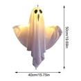 thumbnail image 3 of 6 Pack Outdoor Pendant Lights, Light Up Floating Ghost Decoration With Auto On/Off And 3 Light Modes, Waterproof Solar Powered For Patio Porch Haunted House, 3 of 4