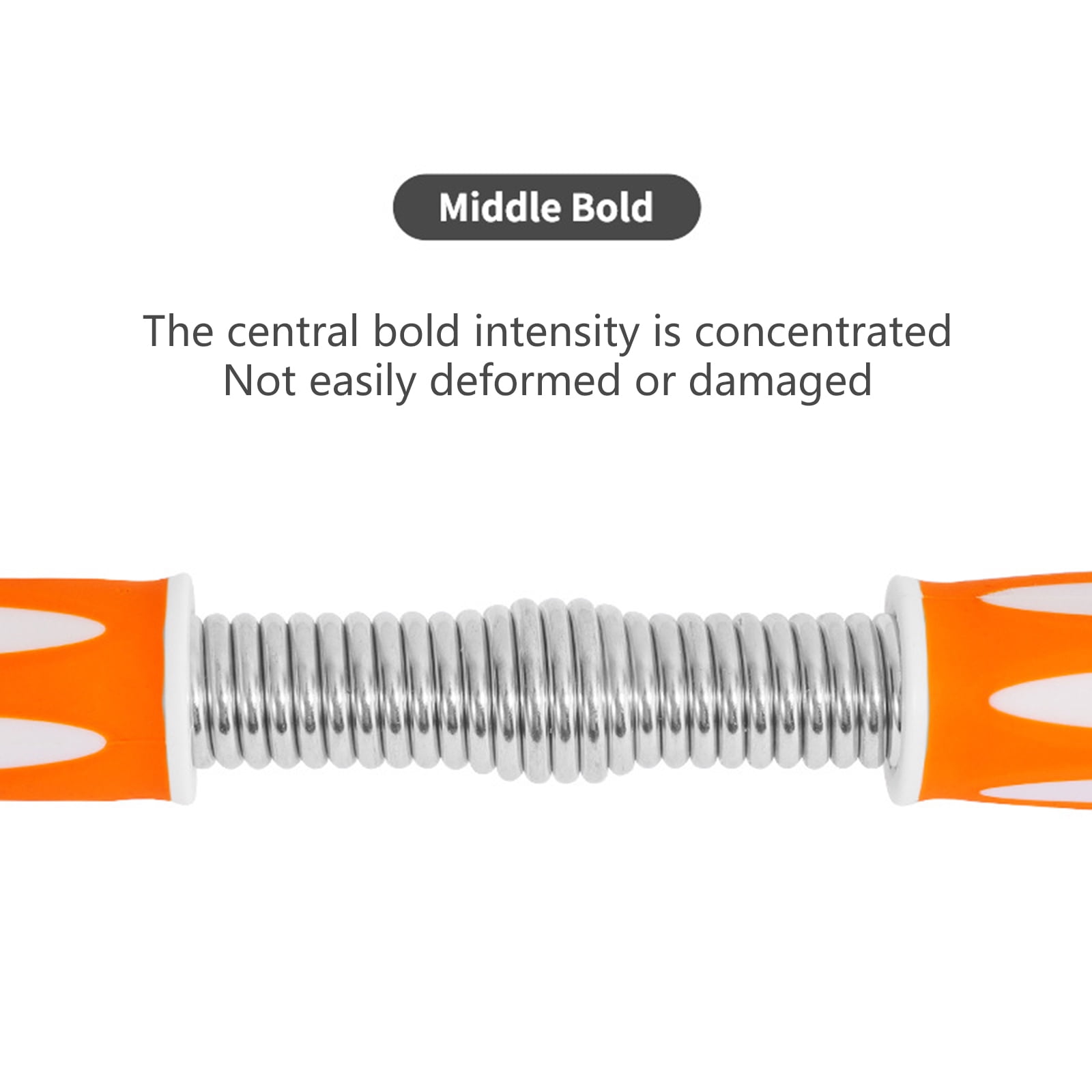 Power Spring Rod Forearm Strengthener Spring Arm Strength Trainer Upper Body Exercise Equipment Workout Accessory