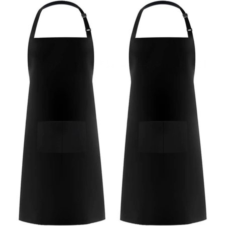 

QING SUN Apron Home Kitchen Apron Sleeveless Halter Apron Waterproof Oilproof and Hand Wipeable