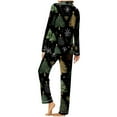 thumbnail image 4 of Xihbxyly Christmas Pajamas for Women, Women's Christmas Printed Pajama Set for Daily Home Wear Two-Piece Pajama Set with Pocket, 4 of 6