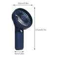 thumbnail image 2 of Boovnll Portable Fan, Adjustable High Speed USB Rechargeable Digital Display Fans Lightweight Compact Handheld Fan for Outdoor, Travel, Camping, Vacation, Summer Gift, Mini Fan - Fan, 2 of 8