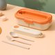 thumbnail image 3 of onlyliua Liquidación Del Día Ofertas Prime Fiambrera Bento de Tres Formatos Convajilla Fiambrera de Plastico Separada Paraestudiantes y Trabajadores de Oficina Fiambrera Portátil para Microondas, 3 of 4