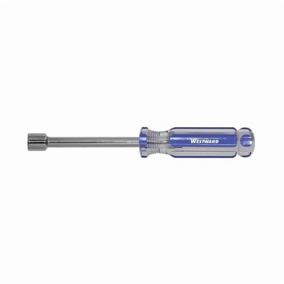 Westward Nut Driver,SAE,Solid Round,3/8" 401L23
