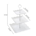 thumbnail image 3 of Three Layer Pp Fruit Tray Serving Tray Cake Stand Vegetable Storage Rack Candy Plate Dessert Serving Tray Wweixi, 3 of 7