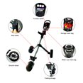 thumbnail image 3 of Portable  Push Cart, EVA Non Slip Grip Collapsible Metal Rivet Reinforcement Lightweight  Bag Cart  for  Match, 3 of 8