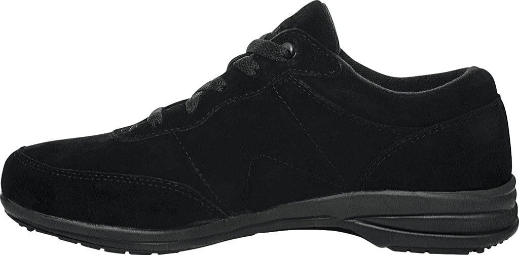 Women's Propet Slip-Resistant Washable Walker Black Suede 7 4A