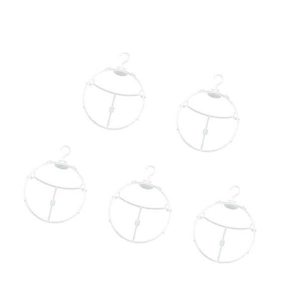 5 perchas organizadoras para ropa interior, ahorradoras de espacio, para decoración de aros Grande