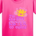 thumbnail image 4 of Inktastic I'm the Big Sister to Twins. Youth T-Shirt, 4 of 5