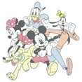 thumbnail image 2 of Men's Mickey & Friends Running Group Shot Tank Top White Medium, 2 of 4