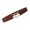Coffee color, variant on Fashionable Corset Belt Women Elastic Waistband Breathable Waist Cincher Stretchable Waist For Lady Dresses