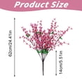 thumbnail image 3 of 1 PCS Artificial Silk forsythia Branches Artificial Flowers Yellow Silk forsythia Flowers with Stems Fake Jasmine Spring Flowers Orchids for Wedding Floral Arrangement Party Table Decor, 3 of 9
