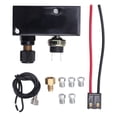 thumbnail image 2 of Proportioning Adjustable Brake Proportioning Valve with Distribution Block 3000 PSI Black Aluminum for 3/16in Brake Line Brake Light Switch Wiring Pigtail, 2 of 7