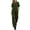 Army Green, variant on Plus Size Track Suits for Women Set Loungewear Casual Set for Women Classic Short Sleeve Crew Neck T-Shirt with Straight Leg Sweatpants Soft Tracksuit Black M