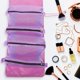 thumbnail image 4 of unbranded Bolsa Cosmética Morada Portátil 4 En 1 Plegable Con Desmontable Para Organizar Maquillaje, 4 of 6