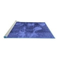 thumbnail image 2 of Ahgly Company Machine Washable Indoor Rectangle Abstract Blue Modern Area Rugs, 6' x 9', 2 of 4