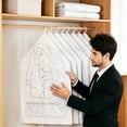 thumbnail image 5 of Hanging Vacuum Storage Bags for Clothes, Clear Garment Organizer Set, 5 of 6