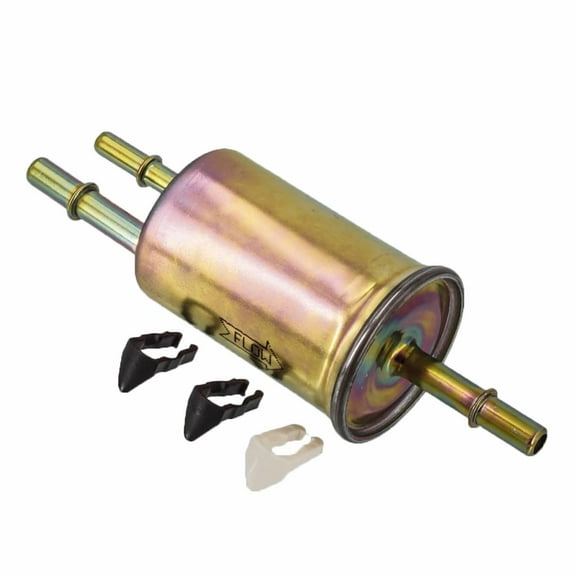 Carquest Premium 3 Line (3/8" Inlet-Outlet, 5/16" Vapor) Metal In-Line Fuel Filter