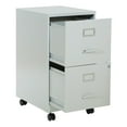 thumbnail image 3 of 2 Drawer Mobile Locking Metal File Cabinet in Gray, 3 of 10