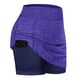 thumbnail image 1 of Pantalones Cortos para Correr para Mujer con Forro Pantalones Cortos Deportivos 2 en 1 con Bolsillos Ropa Deportiva,Purple-L-Purple-L Sailing Electrónica, 1 of 5