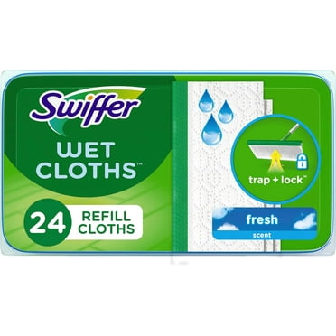 Swiffer Sweeper Wet Mopping Cloths, Open-Window Fresh, 24 count