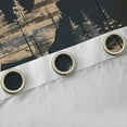 thumbnail image 4 of Feelyou Rustic Moose Deer Black Out Curtains, Lodge Cabin Curtains Pack of 2 (42x63 Each), 4 of 6