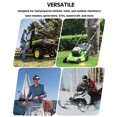 thumbnail image 4 of GloryStar Bidon d'Essence de 15 Gallons avec Roues, Réservoir de Carburant Robuste avec Pompe à Siphon de Transfert de Liquide Le et Boyau de 10 Pi, Contenant de Gaz Étanche pour Tondeuses à Gazon, VTT, Voitures, Bateaux, 4 of 7
