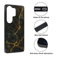 thumbnail image 2 of WIRESTER Shockproof Soft Rubber Cover Case for Samsung Galaxy S26 Ultra 6.9" 2026, Black Marble Gold Veins, 2 of 5