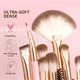 thumbnail image 3 of Set de 15 brochas de maquillaje Lab.G, osa, 3 of 5