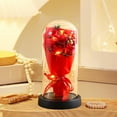 thumbnail image 5 of Preserved Flowers Gifts for Her,Preserved Rose Bouquet in Glass Dome, Flowers Fresh Bouquet Gifts for Christmas Valentine's Day Anniversary Birthday for Mom Girlfriend Wife Friends, 5 of 6