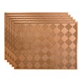 thumbnail image 1 of FASÄDE 18in x 24in Miniquattro Polished Copper Backsplash Panel (5 Pack), 1 of 6
