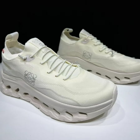 

OnA joint model outdoor men s and women s breathable lightweight shock-absorbing casual sports running shoes Off-white 45=US 11=29cm