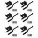 thumbnail image 1 of 6X Cerradura de Puerta Con Cerradura Automática Palanca de Gravedad Automática Cerradura de Puerta para Cerco de Madera Cierres de Puerta Acero Negro, 1 of 9