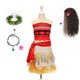 thumbnail image 1 of Disney Little Girls Moana Princess Dresses Costumes Cosplay Toddler Dress Vaiana Clothes Party for 3 6 8 10 Yrs Girl Outfit GiftTag 160cm (11T-12T) Gao Jinjia LED, 1 of 2